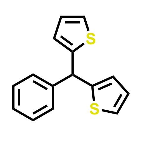 Thiophene, 2,2'-(phenylmethylene)bis-,Thiophene, 2,2'-(phenylmethylene)bis-