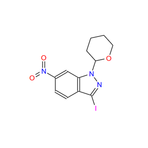 	3-碘-6-硝基-1-(四氢-2H-吡喃-2-基)-1H-吲唑