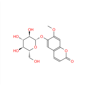 6-甲氧基香豆素-7-0-BETA-D-吡喃葡萄糖苷,Magnolioside