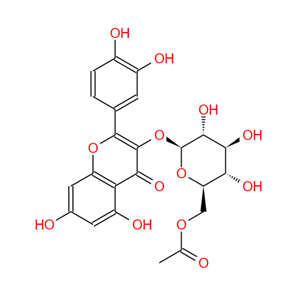 	栎精-3-O-Β-D-吡喃葡萄糖基-6''-乙酸盐
