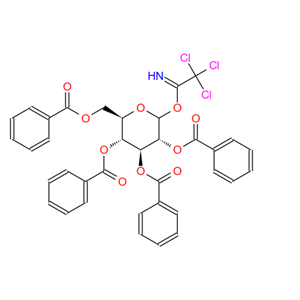 2,3,4,6-四-O-苯甲酰基葡萄糖三氯乙酰亚胺酯,2,3,4, 6-tetra-o-benzoyl glucose trichloroacetyl imide