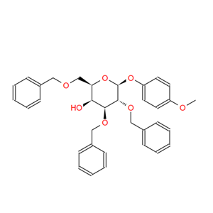 	4-甲氧基苯基2,3,6-三-O-苄基-Β-D-半乳糖吡喃糖苷