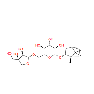 龙脑 7-O-[Β-D-呋喃芹菜糖基-(1→6)]-Β-D-吡喃葡萄糖苷