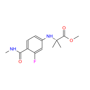 N-[3-氟-4-[(甲基氨基)羰基]苯基]-2-甲基丙氨酸甲酯