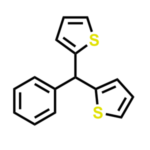 Thiophene, 2,2'-(phenylmethylene)bis-