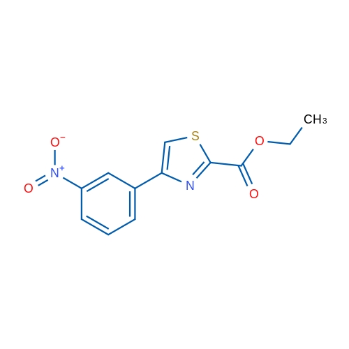 4-(3-硝基苯基)噻唑-2-甲酸乙酯,Ethyl 4-(3-nitrophenyl)thiazole-2-carboxylate