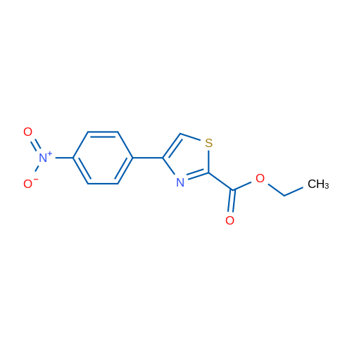 4-(4-硝基苯基)噻唑-2-甲酸乙酯,Ethyl 4-(4-chlorophenyl)thiazole-2-carboxylate