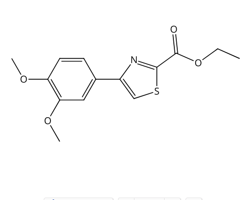 2-Thiazolecarboxylic acid, 4-(3,4-dimethoxyphenyl)-, ethyl ester,2-Thiazolecarboxylic acid, 4-(3,4-dimethoxyphenyl)-, ethyl ester