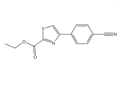 2-Thiazolecarboxylic acid, 4-(4-cyanophenyl)-, ethyl ester,2-Thiazolecarboxylic acid, 4-(4-cyanophenyl)-, ethyl ester