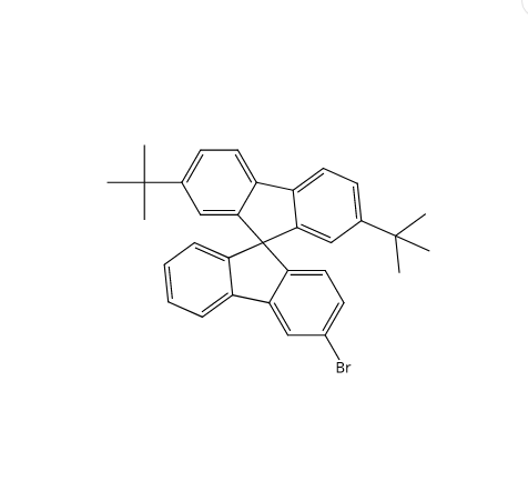 3′-溴-2,7-二叔丁基-9,9′-螺二[9H-芴],3′-Bromo-2,7-bis(tert-butyl)-9,9′-spirobi[9H-fluorene]