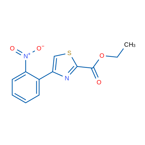 4-(2-硝基苯基)噻唑-2-甲酸乙酯,Ethyl 4-(2-nitrophenyl)thiazole-2-carboxylate