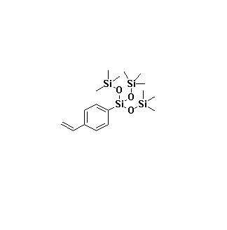 對乙烯基苯基三(三甲基甲硅烷氧基)硅烷,4-(4-ethenylphenyl)-2,2,6,6-tetramethyl-4-[(trimethylsilyl)oxy]-3,5-dioxa-2,4,6-trisilaheptane