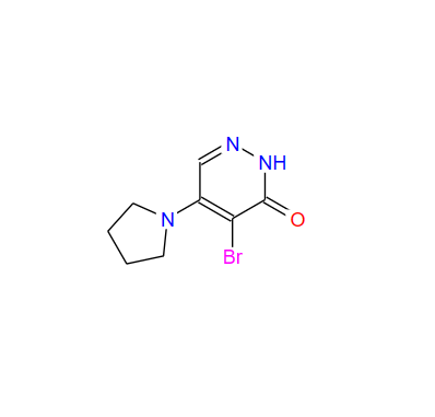 4-溴-5-(1-吡咯烷基)-3(2H)-哒嗪酮,4-bromo-5-(1-pyrrolidinyl)-3(2H)-pyridazinone