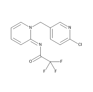 N-[(E)-1-(6-氯-3-吡啶基)甲基-2(1H)-吡啶亚基]-2,2,2-三氟乙酰胺,N-[(2E)-1-[(6-chloropyridin-3-yl)methyl]pyridin-2 (1H)-ylidene]-2,2,2-trifluoroacetamide