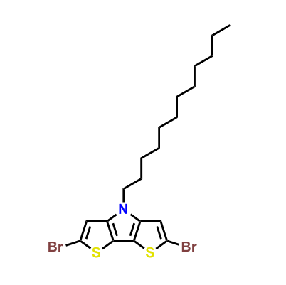 2,6-dibromo-4-dodecyl-4H-dithieno[3,2-b:2',3'-d]pyrrole,2,6-dibromo-4-dodecyl-4H-dithieno[3,2-b:2',3'-d]pyrrole