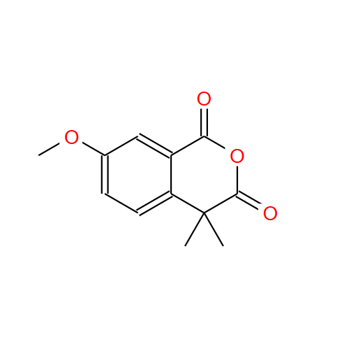 7-甲氧基-4,4-二甲基-1,3-異苯并吡喃二酮,7-Methoxy-4,4-dimethyl-1H-2-benzopyran-1,3(4H)-dione