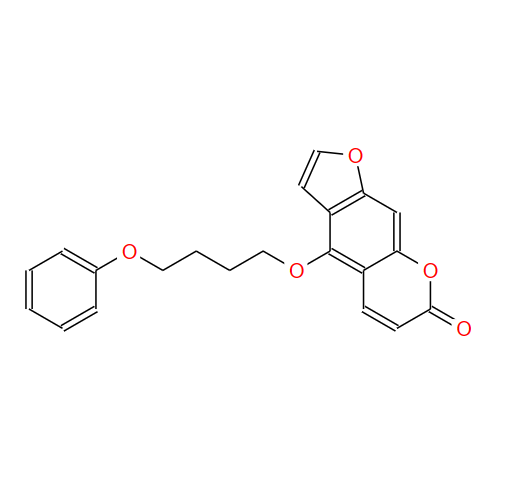 4-(4-苯氧基丁氧基)-7H-呋喃并[3,2-G][1]苯并吡喃-7-酮,5-(4-PHENOXYBUTOXY)PSORALEN