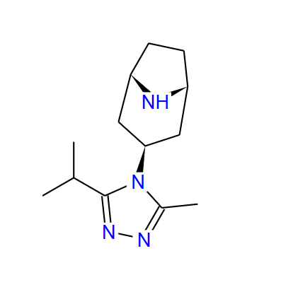 (1R,3s,5S)-3-(3-异丙基-5-甲基-4H-1,2,4-三唑-4-基)-8-氮杂双环[3.2.1]辛烷,(1R,3s,5S)-3-(3-Isopropyl-5-methyl-4H-1,2,4-triazol-4-yl)-8-azabicyclo[3.2.1]octane