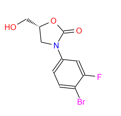 (5R)-3-(4-溴-3-氟苯基)-5-羟甲基恶唑烷-2-酮,(5R)-3-(4-BROMO-3-FLUOROPHENYL)-5-HYDROXYMETHYLOXAZOLIDIN-2-ONE