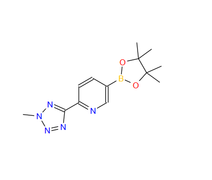 磷酸特地唑胺中間體4,2-(2-Methyl-2H-tetrazol-5-yl)-5-(4,4,5,5-tetraMethyl-1,3,2-dioxaborolan-2-yl)pyridine