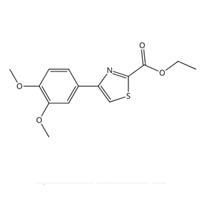 2-Thiazolecarboxylic acid, 4-(3,4-dimethoxyphenyl)-, ethyl ester,2-Thiazolecarboxylic acid, 4-(3,4-dimethoxyphenyl)-, ethyl ester