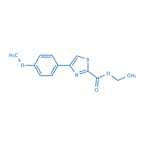 Ethyl 4-(4-methoxyphenyl)thiazole-2-carboxylate,Ethyl 4-(4-methoxyphenyl)thiazole-2-carboxylate