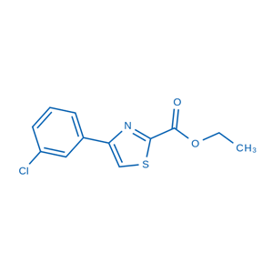 Ethyl 4-(3-chlorophenyl)thiazole-2-carboxylate,Ethyl 4-(3-chlorophenyl)thiazole-2-carboxylate