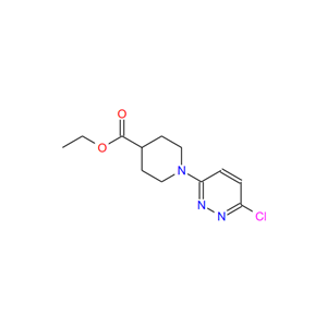 1-(6-氯-3-哒嗪基)哌啶-4-甲酸乙酯,ethyl 1-(6-chloropyridazin-3-yl)piperidine-4-carboxylate