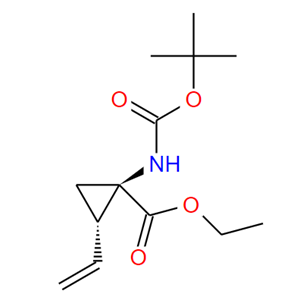 (1R,2S)-REL-1-[[(1,1-二甲基乙氧基)羰基]氨基]-2-乙烯基-环丙羧酸乙酯