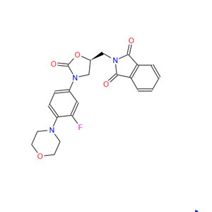 (R)-[N-3-(3'-氟-4'-吗啉基)苯基-2-氧代-5-噁唑烷基]甲基邻苯二甲酰亚胺