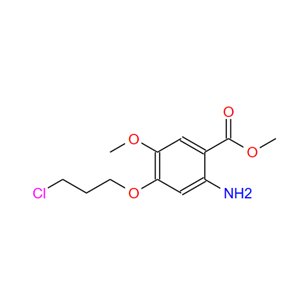 2-氨基-4-(3-氯丙氧基)-5-甲氧基苯甲酸甲酯