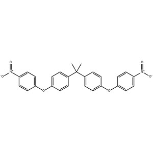 2,2'-双-[4-(硝基苯氧基)苯基]丙烷,1-(4-nitrophenoxy)-4-[2-[4-(4-nitrophenoxy)phenyl]propan-2-yl]benzene