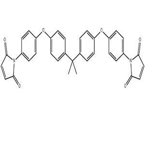 2,2'-双[4-(4-马来酰亚胺基苯氧基)苯基]丙烷,1-[4-[4-[2-[4-[4-(2,5-dioxopyrrol-1-yl)phenoxy]phenyl]propan-2-yl]phenoxy]phenyl]pyrrole-2,5-dione