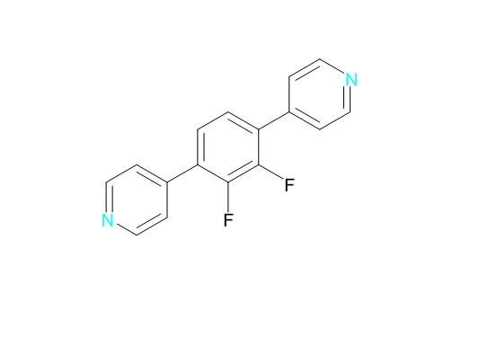 Pyridine, 4,4'-(2,3-difluoro-1,4-phenylene)bis-,Pyridine, 4,4'-(2,3-difluoro-1,4-phenylene)bis-