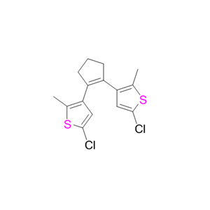 1,2-Bis-(2-chloro-5-methylthien-4-yl)-cyclopentene