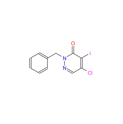 2-芐基-5-氯-4-碘-3-噠嗪酮,2-benzyl-5-chloro-4-iodopyridazin-3(2H)-one