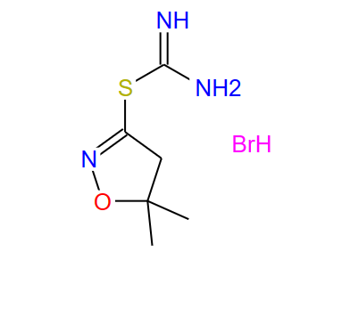 5,5-二甲基-4,5-二氢异噁唑-3基硫脲溴酸盐,5,5-dimethyl-4,5-dihydroisoxazol-3-yl carbamimidothioate hydrobromide