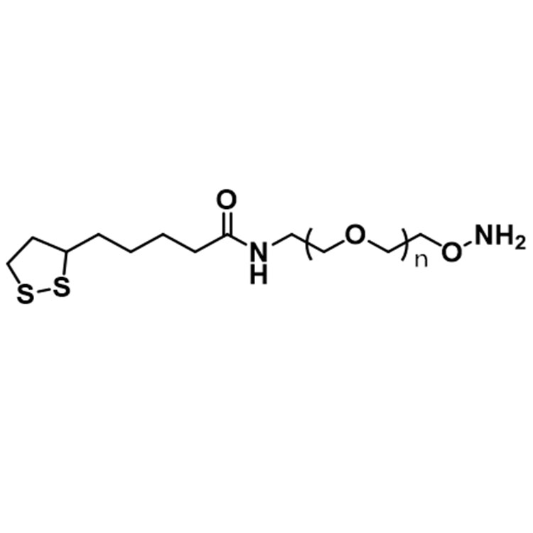 硫辛酸-聚乙二醇-羟胺,Lipoic acid-PEG-Aminooxy;LA-PEG-Aminooxy