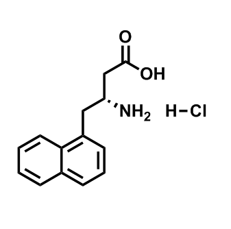 (R)-3-氨基-4-(萘-1-基)丁酸鹽酸鹽,(R)-3-Amino-4-(naphthalen-1-yl)butanoic acid hydrochloride