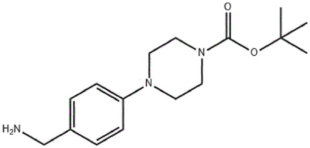 4-[4-(胺甲基)苯基]四氢吡嗪甲酸叔丁酯,TERT-BUTYL 4-[4-(AMINOMETHYL)PHENYL]TETRAHYDRO-1(2H)-PYRAZINECARBOXYLATE