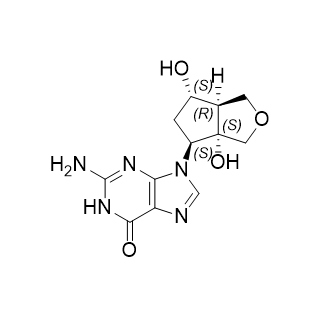 恩替卡韦杂质14,2-amino-9-((3aS,4S,6S,6aR)-3a,6-dihydroxyhexahydro-1H- cyclopenta[c]furan-4-yl)-1,9-dihydro-6H-purin-6-one