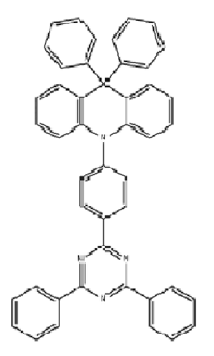10-(4-(4,6-二苯基-1,3,5-三唑-2-基)苯基)-9,9-二苯基-9,10-二氢吖啶,Acridine, 10-[4-(4,6-diphenyl-1,3,5-triazin-2-yl)phenyl]-9,10-dihydro-9,9-diphenyl-