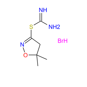 5,5-二甲基-4,5-二氢异噁唑-3基硫脲溴酸盐