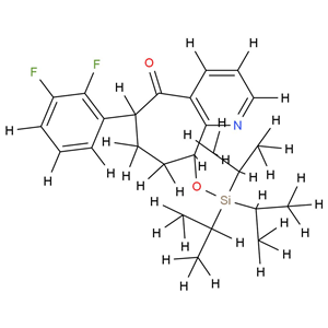 (6S,9R)-6-(2,3-二氟苯基)-6,7,8,9-四氢-9-[[三异丙基硅烷基]氧基]-5H-环庚三烯并[B]吡啶-5-酮,(6S,9R)-6-(2,3-Difluoroph