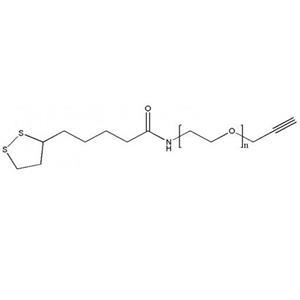 硫辛酸-聚乙二醇-炔基,Lipoic acid-PEG-Alkyne;LA-PEG-Alkyne