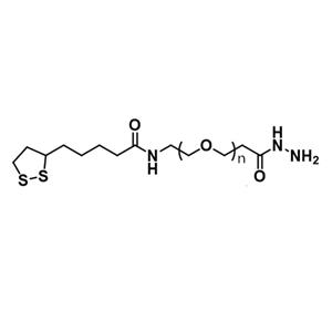 硫辛酸-聚乙二醇-酰肼,Lipoic acid-PEG-Hydrazide;LA-PEG-Hydrazide