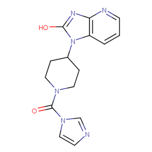 1-(1-(1H-咪唑酸乙酯-1-羰基)吡啶-4-YL)-1H-咪唑[4,5-B]吡啶-2(3H)-酮,1-[1-(imidazole-1-carbon