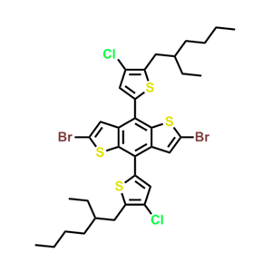 2,6-二溴-4,8-雙(4-氯-5-(2-乙基己基)噻吩基)苯并[1,2-b:4,5-b