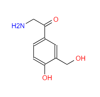 2-氨基-1-[4-羟基-3-(羟基甲基)苯基]乙酮盐酸盐,Ethanone,2-amino-1-[4-hydroxy-3-(hydroxymethyl)phenyl]-hydrochloride(1:1)