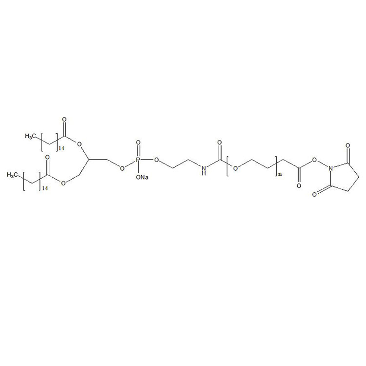 二棕榈酰磷酯酰乙醇胺-聚乙二醇-琥珀酰亚胺酯,DPPE-PEG-NHS